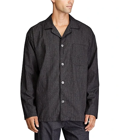 Polo Ralph Lauren Long Sleeve Woven Soho Plaid Pajama Top