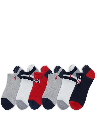 Polo Ralph Lauren Low-Cut Socks 6-Pack