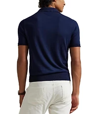 Polo Ralph Lauren Lux Cotton Sweater Short Sleeve Polo Shirt