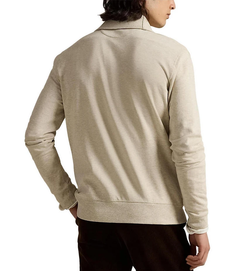 Polo Ralph Lauren Luxury Jersey Shawl Collar Long Sleeve Cardigan
