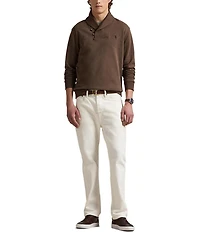Polo Ralph Lauren Luxury Jersey Shawl Collar Long Sleeve Pullover