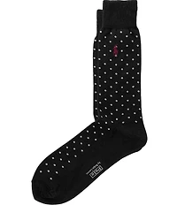 Polo Ralph Lauren Marino Wool Dot Dress Socks