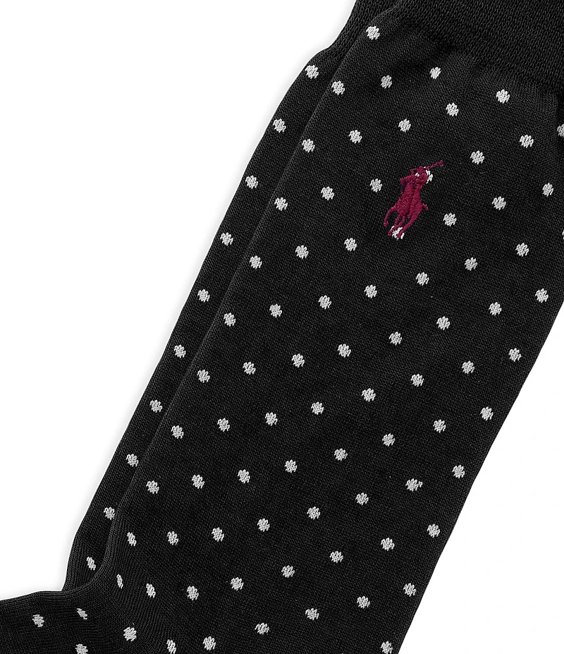 Polo Ralph Lauren Marino Wool Dot Dress Socks