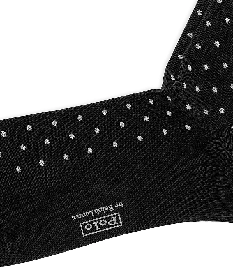 Polo Ralph Lauren Marino Wool Dot Dress Socks