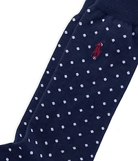Polo Ralph Lauren Marino Wool Dot Dress Socks