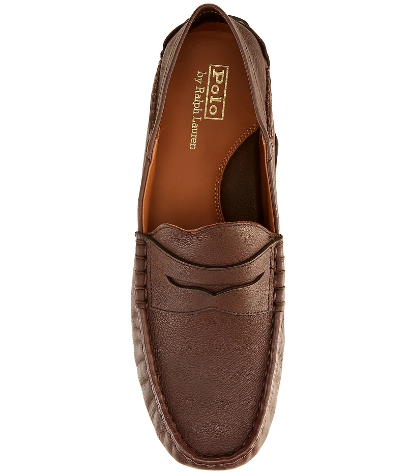 Polo Ralph Lauren Men's Anders Leather Collapsible Heel Penny Loafers