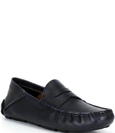 Polo Ralph Lauren Men's Anders Leather Collapsible Heel Penny Loafers