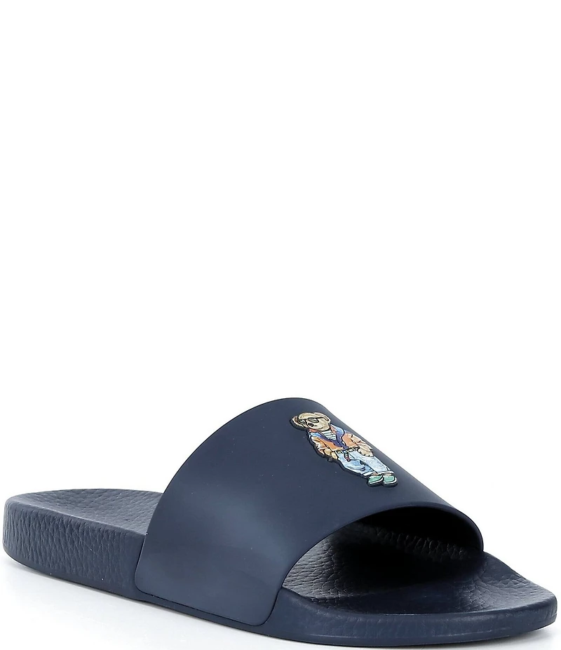 Polo Ralph Lauren Men's Beach Shop Bear Slide Sandals