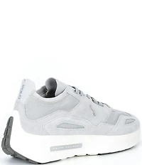 Polo Ralph Lauren Men's Boerum Knit Suede Signature Logo Sneakers