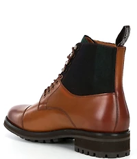 Polo Ralph Lauren Men's Bryson Leather and Wool Cap Toe Boots