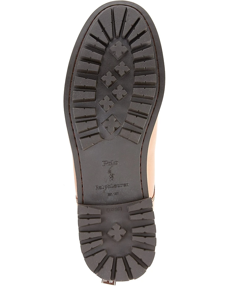 Polo Ralph Lauren Men's Bryson Leather and Wool Cap Toe Boots