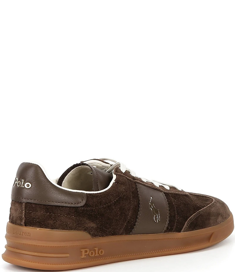Polo Ralph Lauren Men's Heritage Aera Suede Logo Sneakers