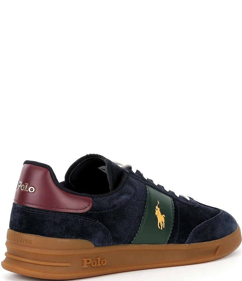 Polo Ralph Lauren Men's Heritage Aera Suede Logo Sneakers
