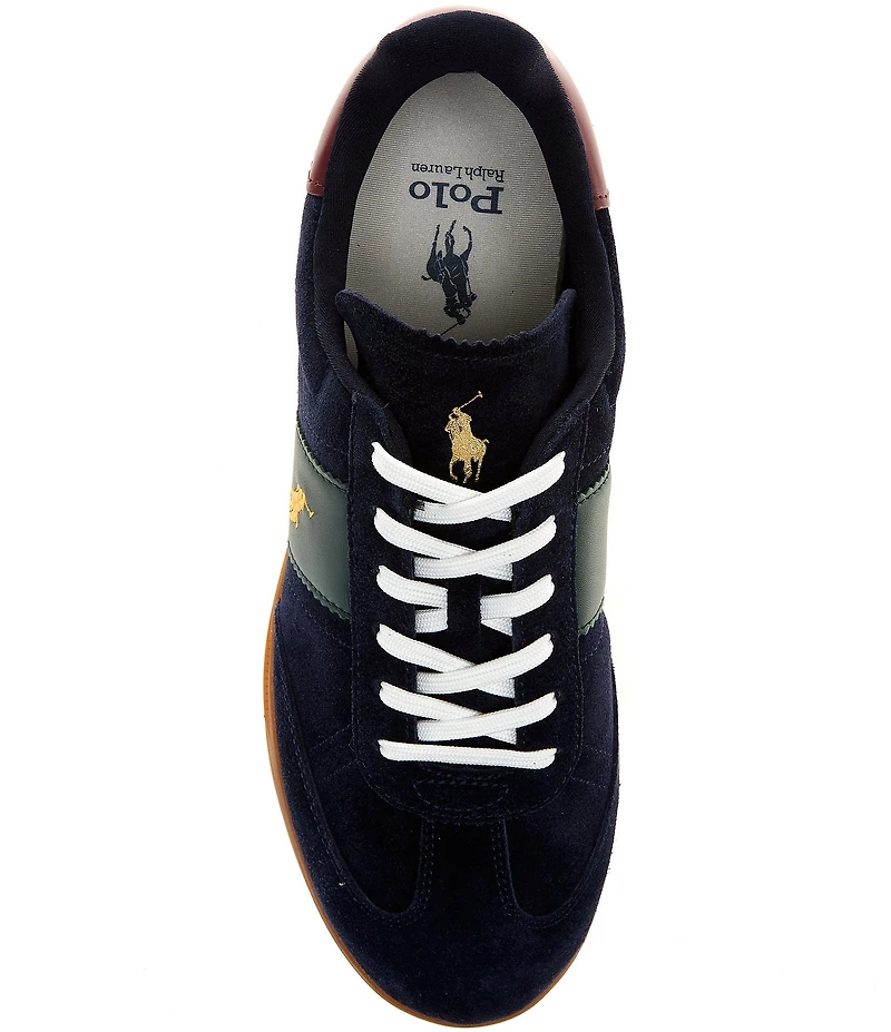Polo Ralph Lauren Men's Heritage Aera Suede Logo Sneakers