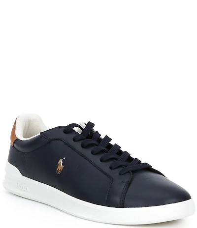 Polo Ralph Lauren Men's Heritage Court II Tumbled Leather Sneakers