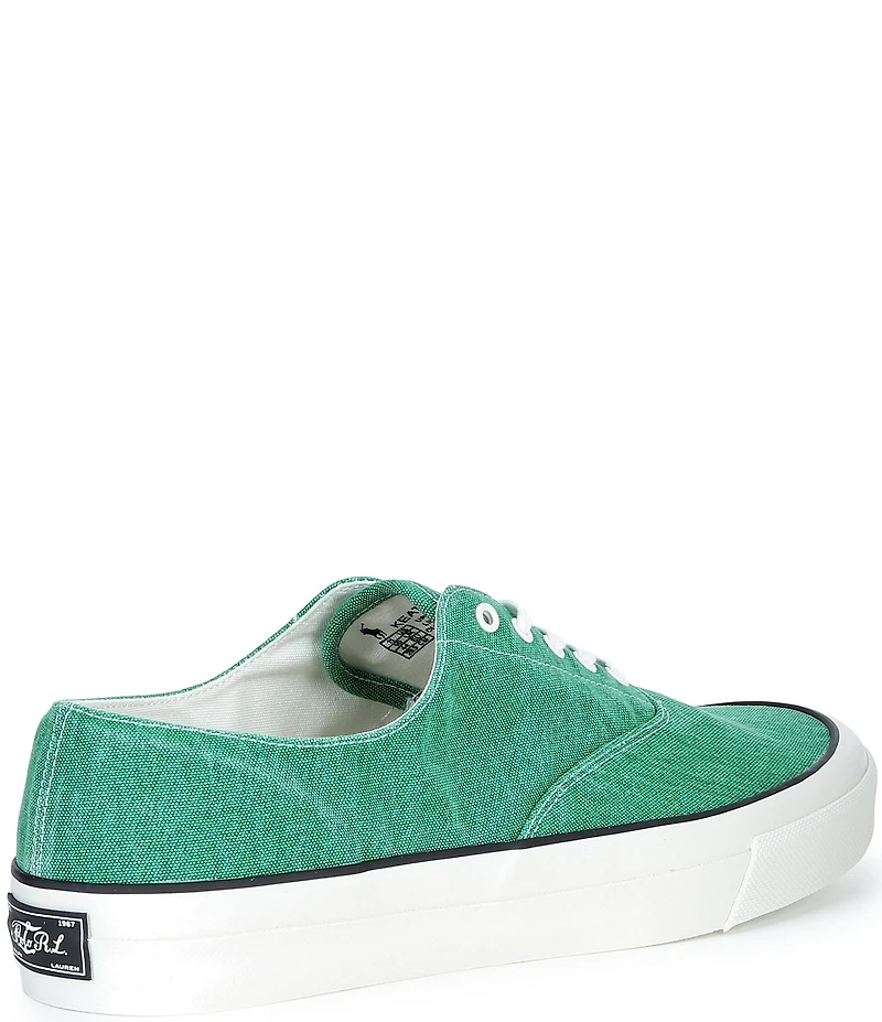Polo Ralph Lauren Men's Keaton Washed Canvas Sneakers