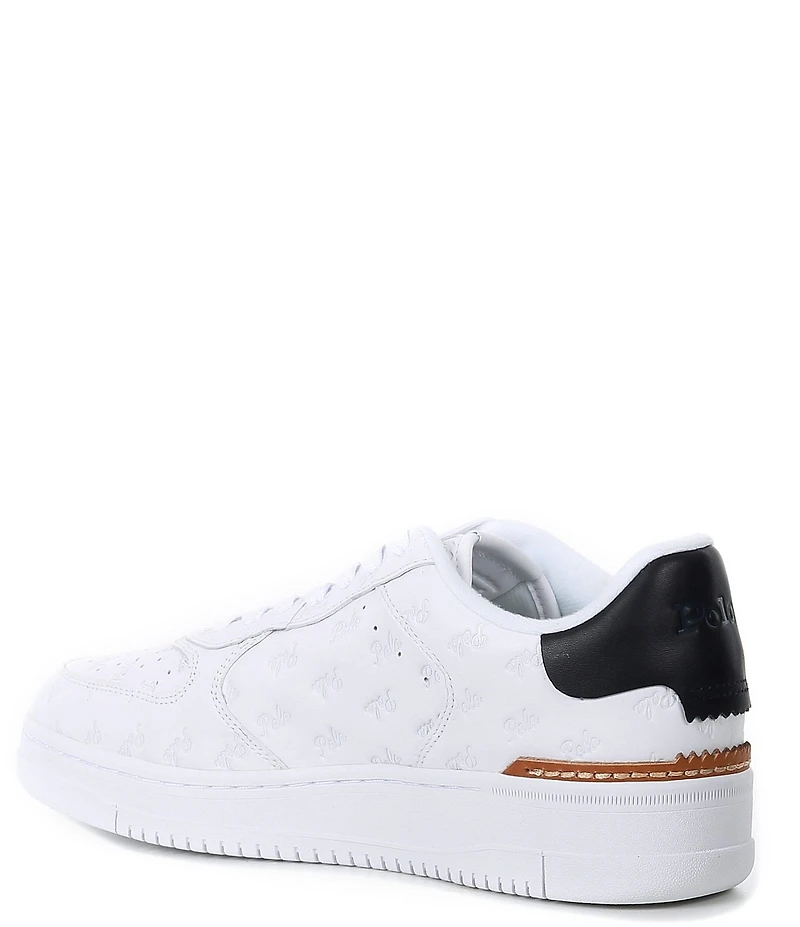 Polo Ralph Lauren Men's Masters Court Logo Leather Sneakers