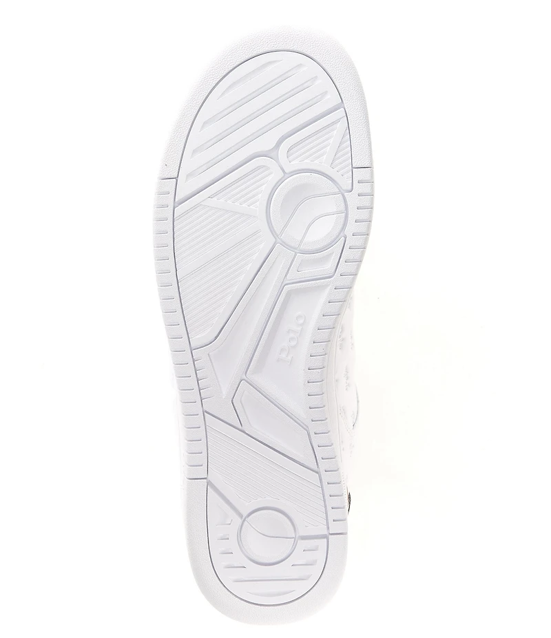 Polo Ralph Lauren Men's Masters Court Logo Leather Sneakers