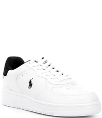 Polo Ralph Lauren Men's Masters Court Napa Tumbled Leather Sneakers