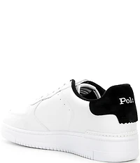 Polo Ralph Lauren Men's Masters Court Napa Tumbled Leather Sneakers