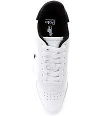 Polo Ralph Lauren Men's Masters Court Napa Tumbled Leather Sneakers