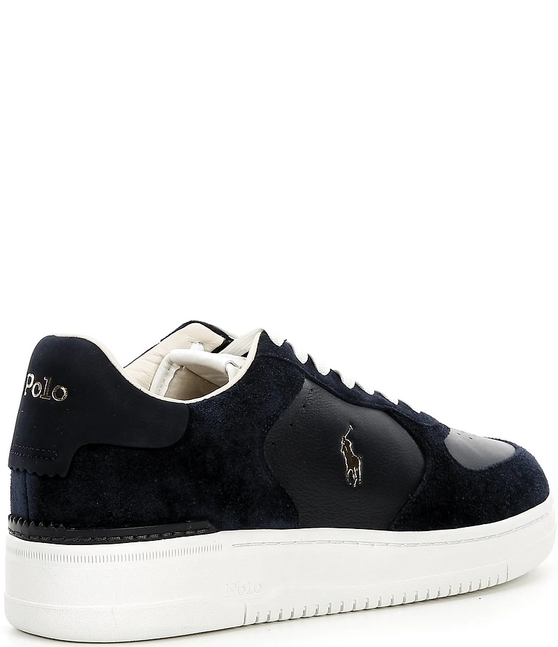 Polo Ralph Lauren Men's Masters Court Suede Leather Sneakers