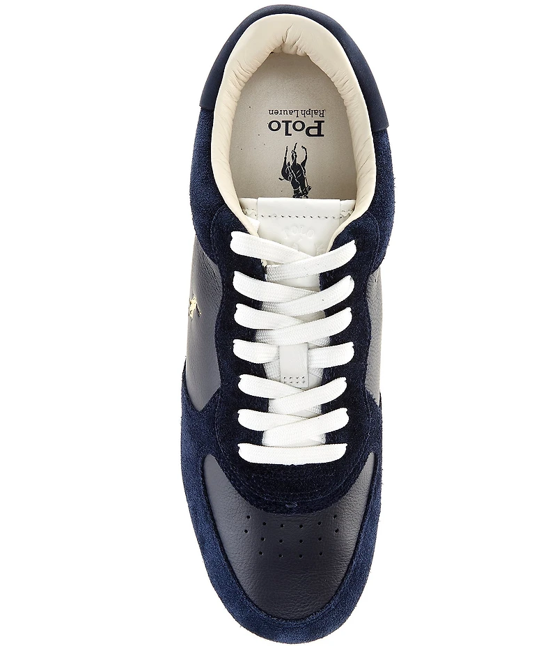 Polo Ralph Lauren Men's Masters Court Suede Leather Sneakers