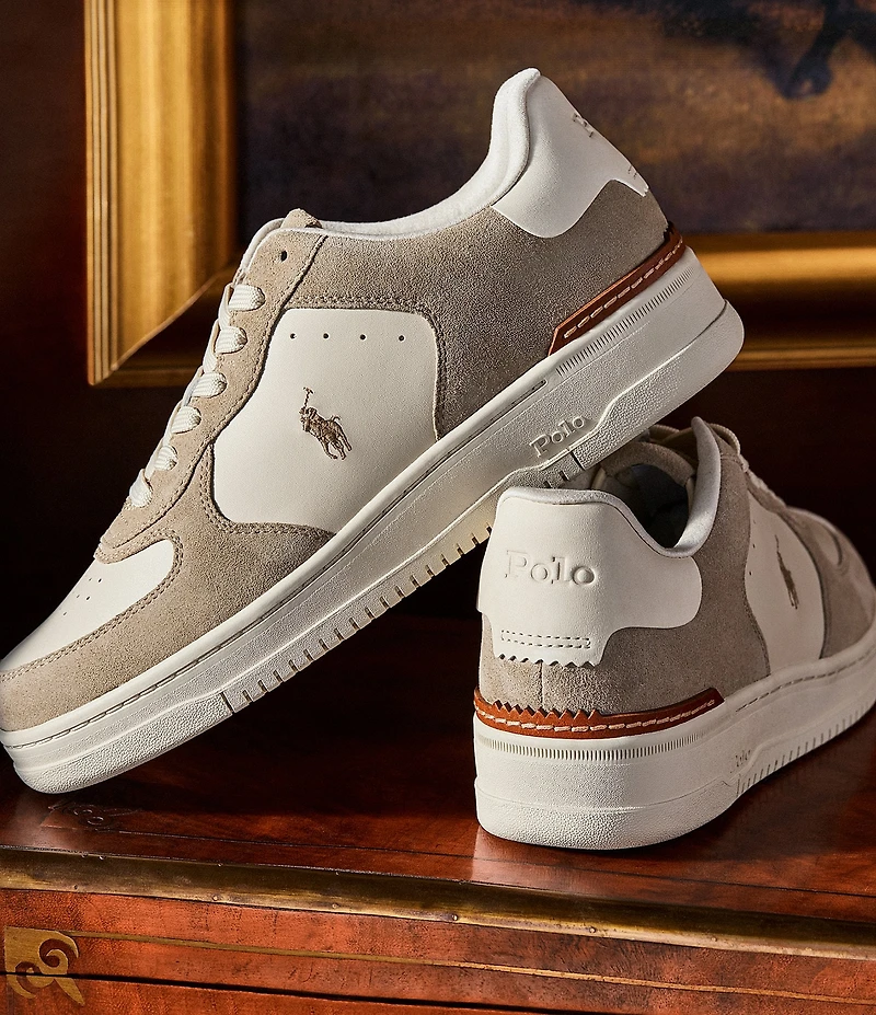 Polo Ralph Lauren Men's Masters Court Suede Sneakers