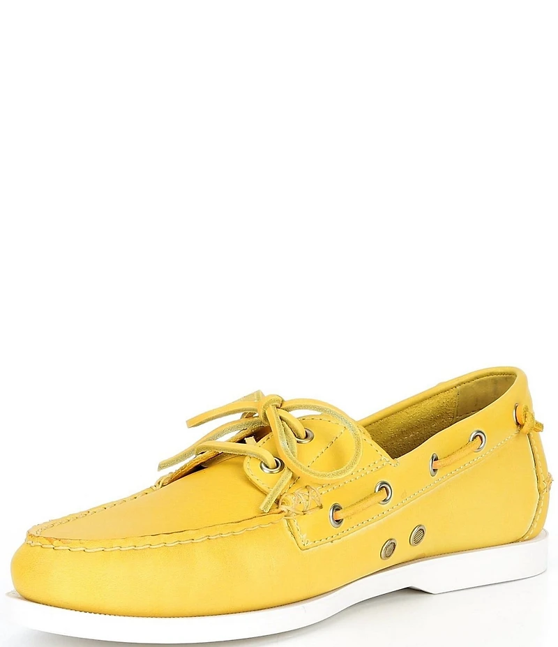 Polo Ralph Lauren Men's Merton Dip-Dyed Leather Boat Shoes