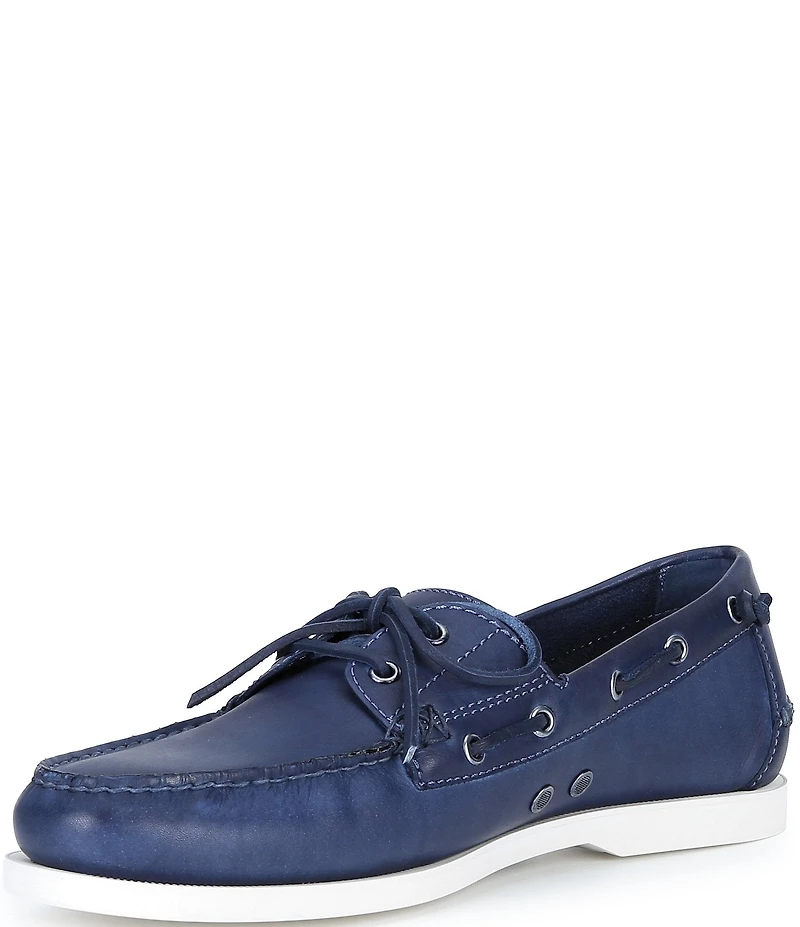 Polo Ralph Lauren Men's Merton Dip-Dyed Leather Boat Shoes