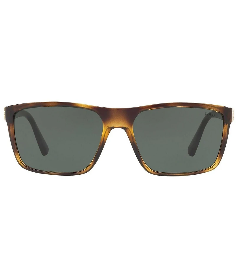 Polo Ralph Lauren Men's Ph4133 59mm Rectangle Sunglasses