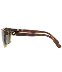 Polo Ralph Lauren Men's Ph4133 59mm Rectangle Sunglasses