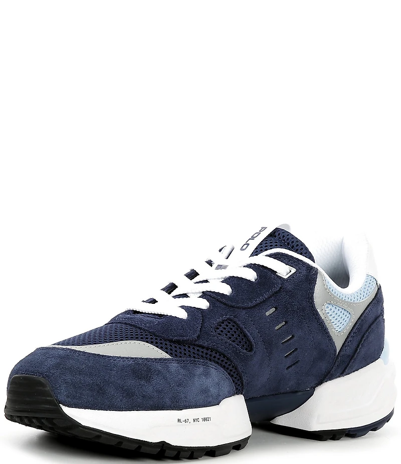 Polo Ralph Lauren Men's Polo Suede and Mesh Jogger Sneakers