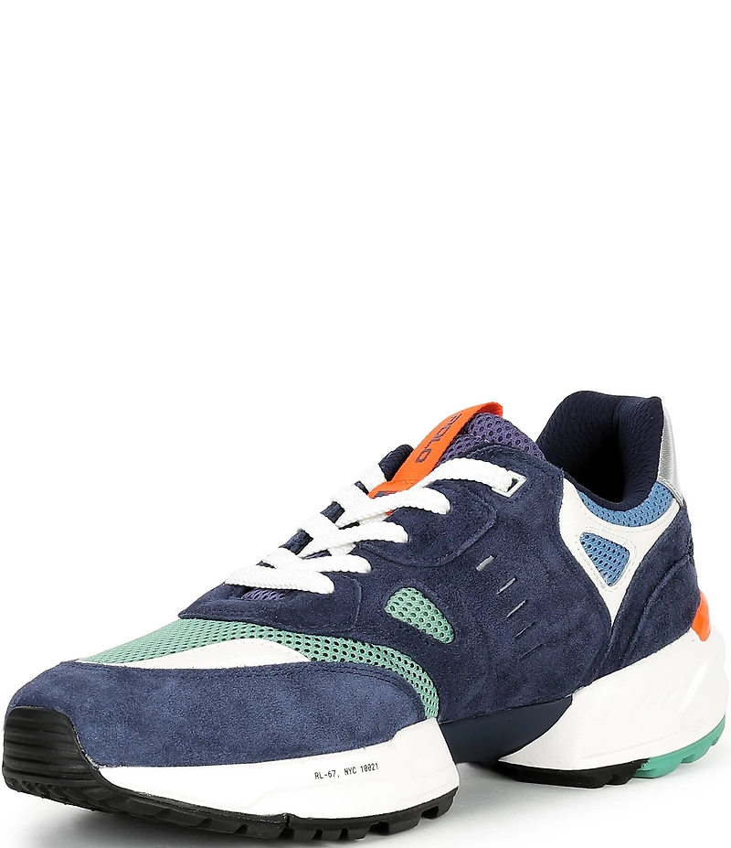 Polo Ralph Lauren Men's Polo Suede and Mesh Jogger Sneakers