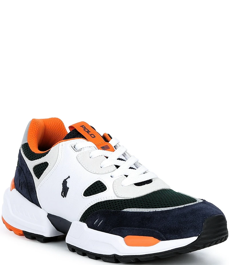 Polo Ralph Lauren Men's Polo Suede and Leather Jogger Sneakers