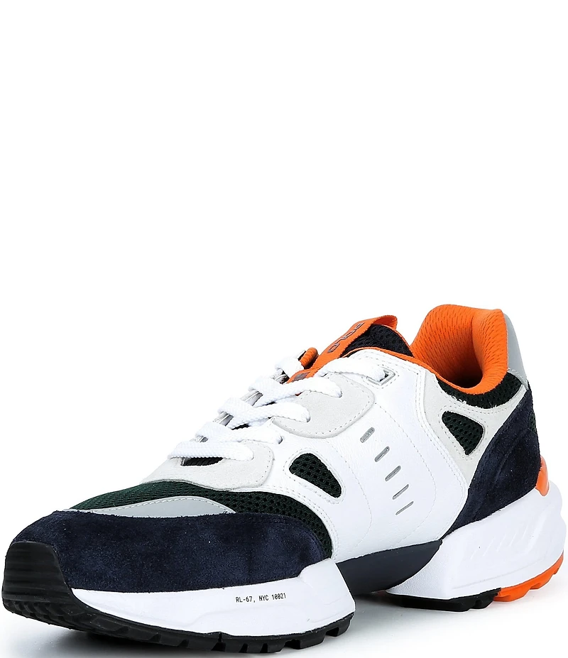 Polo Ralph Lauren Men's Polo Suede and Leather Jogger Sneakers