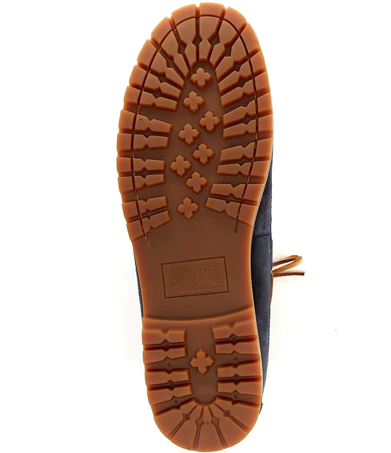 Polo Ralph Lauren Men's Ranger Suede and Twill Patch Detail Boots