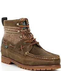 Polo Ralph Lauren Men's Ranger Suede and Plaid Wool Boots
