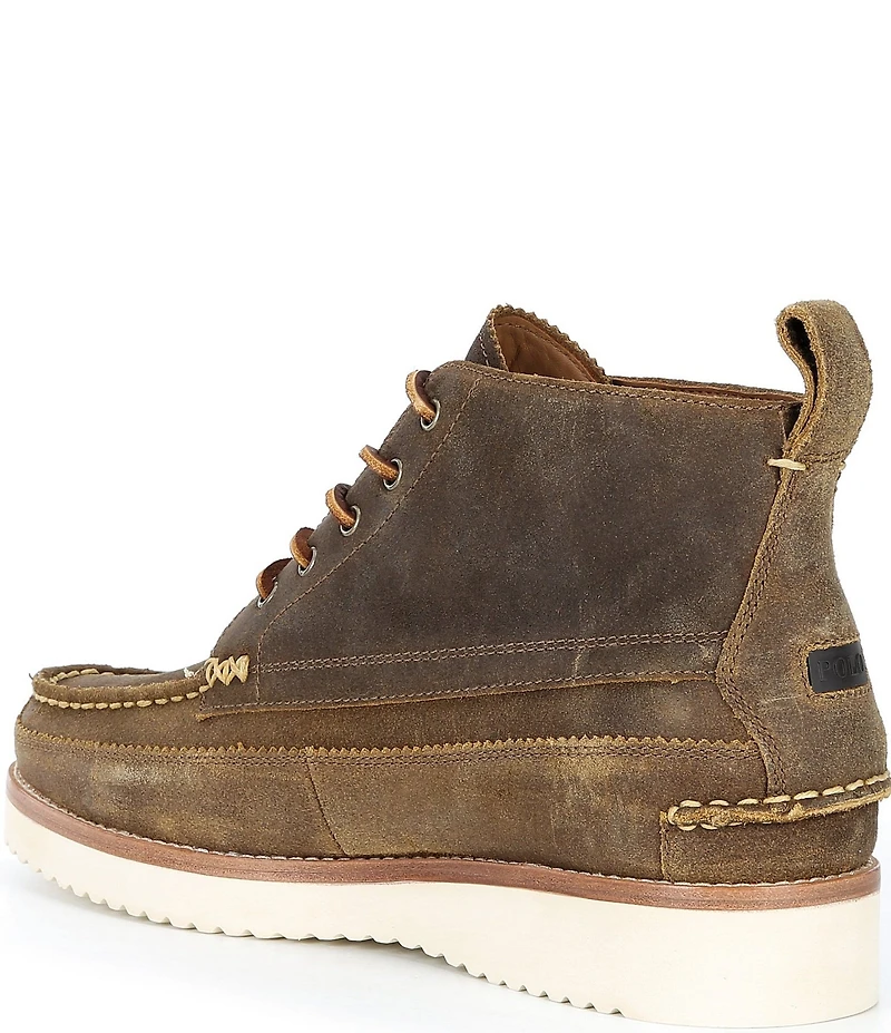 Polo Ralph Lauren Men's Ranger Suede Patch Detail Boots