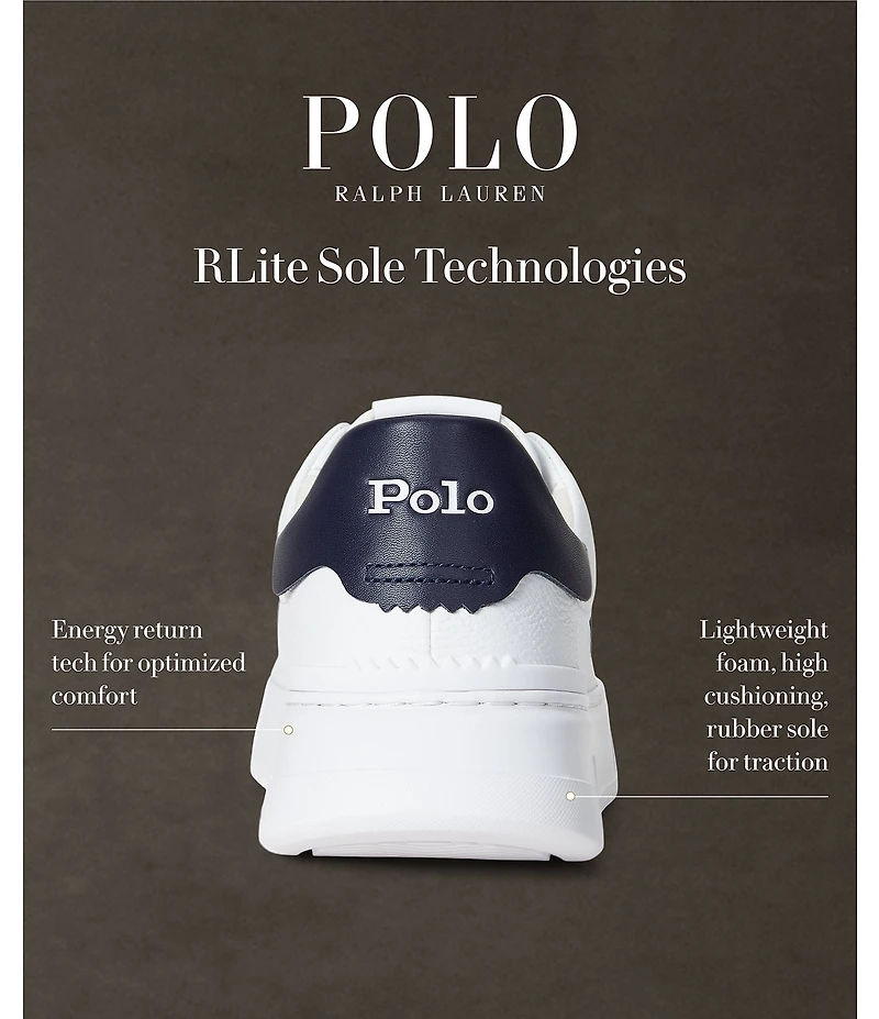 Polo Ralph Lauren Men's RLite Leather Sneakers