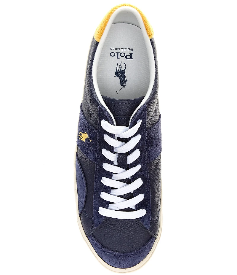 Polo Ralph Lauren Men's Sayer Sport Suede and Leather Sneakers