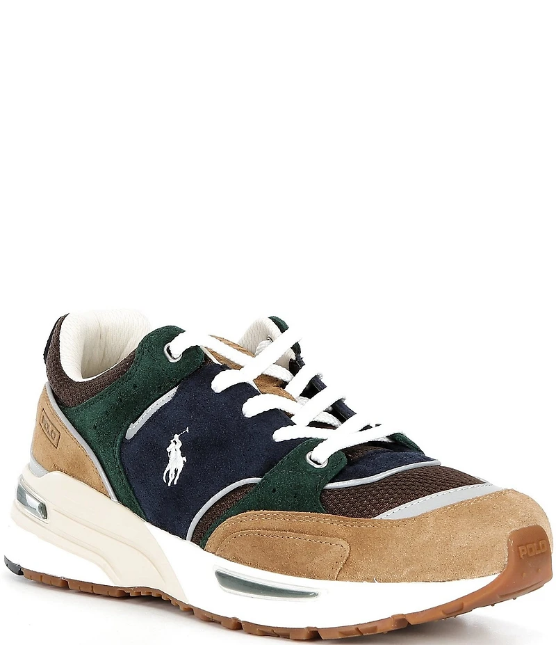 Polo Ralph Lauren Men's Trackster 250 Signature Logo Sneakers