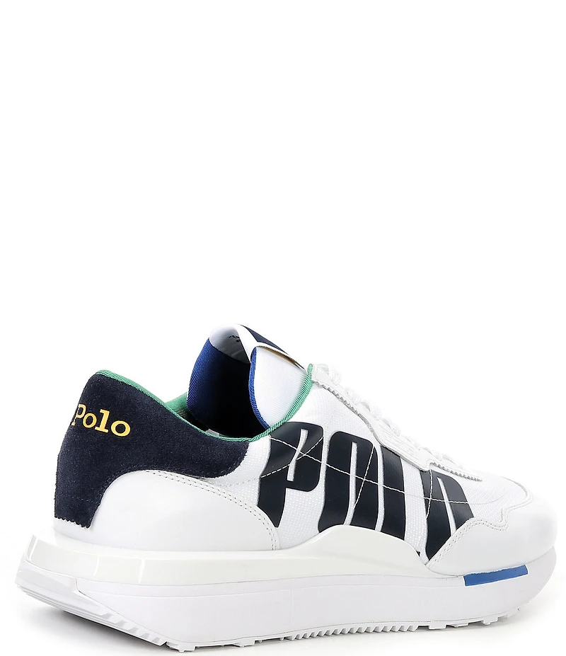 Polo Ralph Lauren Men's Train 89 Leather Logo Sneakers