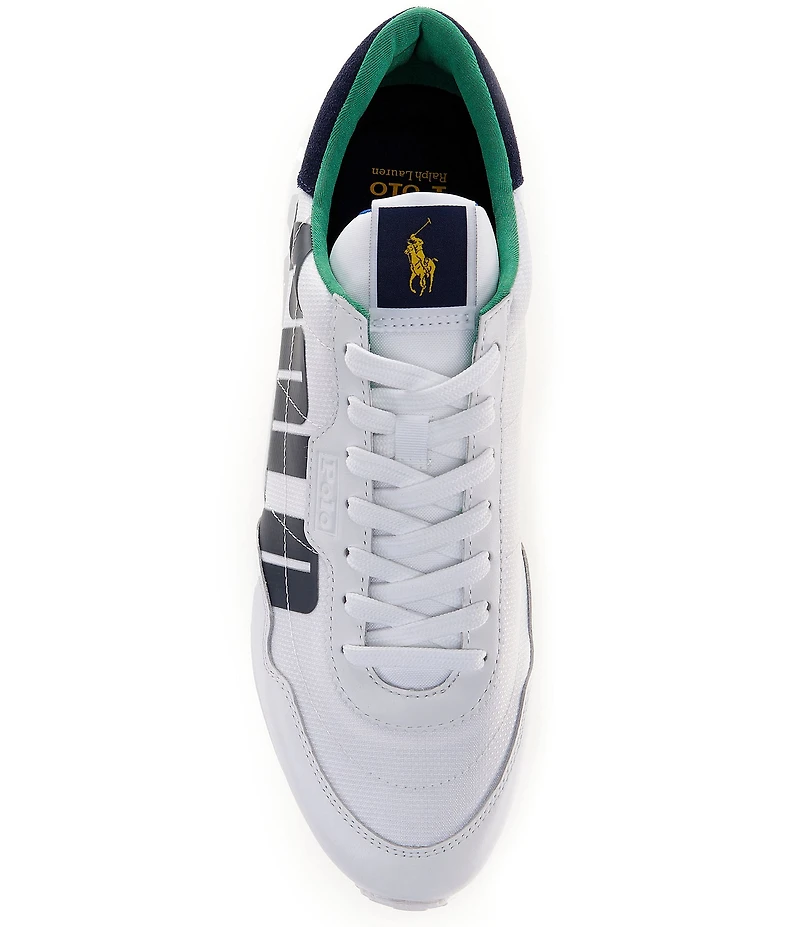 Polo Ralph Lauren Men's Train 89 Leather Logo Sneakers