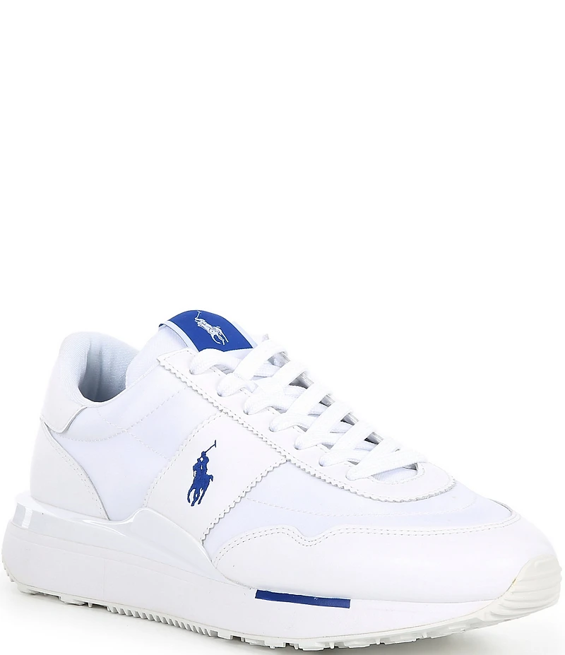 Polo Ralph Lauren Men's Train 89 Leather Paneled Sneakers
