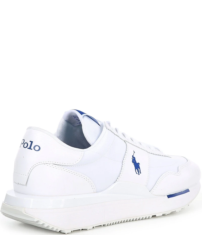Polo Ralph Lauren Men's Train 89 Leather Paneled Sneakers