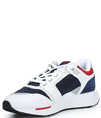 Polo Ralph Lauren Men's Train 89 V2 Leather and Mesh Sneakers