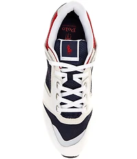 Polo Ralph Lauren Men's Train 89 V2 Leather and Mesh Sneakers