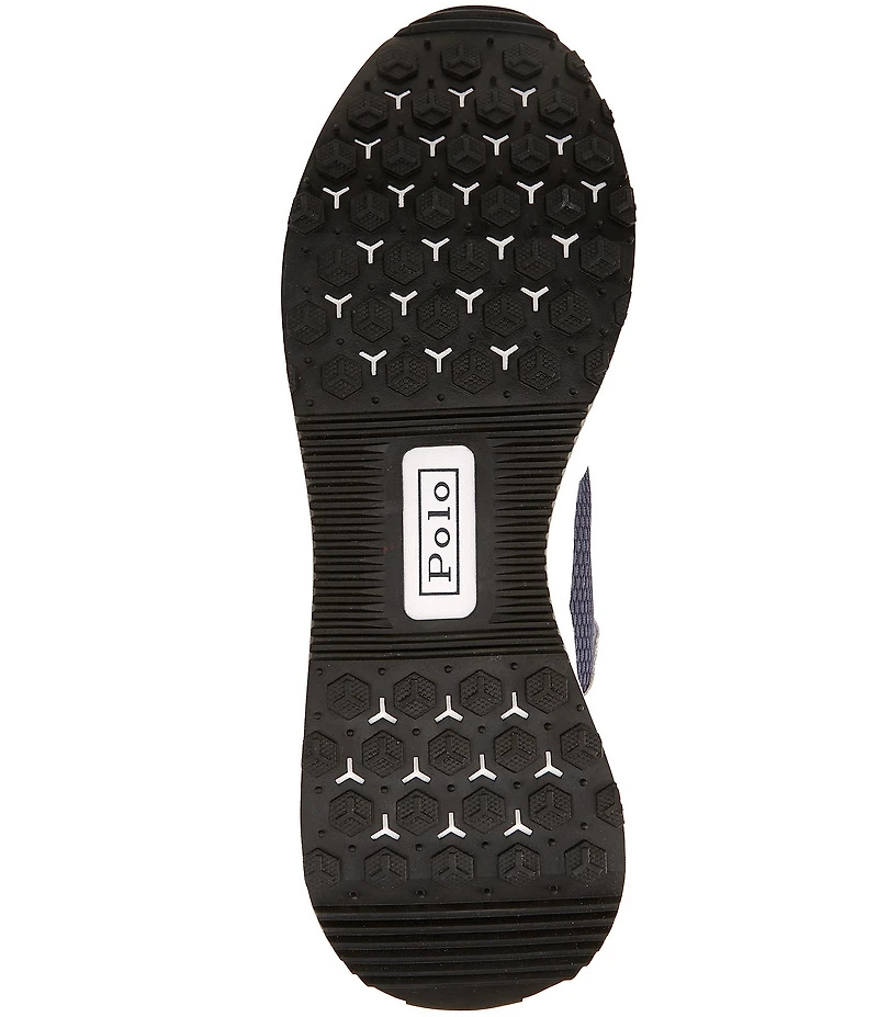 Polo Ralph Lauren Men's Train 89 V2 Leather and Mesh Sneakers