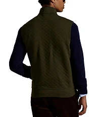 Polo Ralph Lauren Micro-Diamond Quilted Double-Knit Jersey Vest